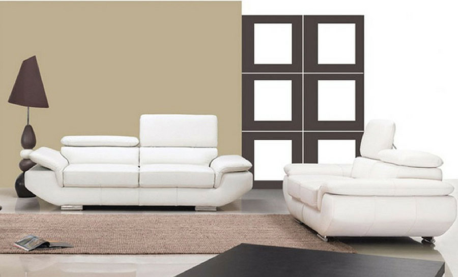 Kenny Armchairs Leather Sofa Lounge Set